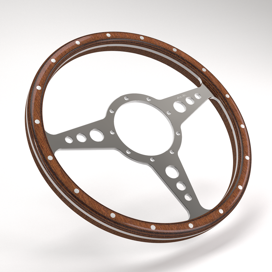 Flat MK3 Wood Rim - Thick Grip